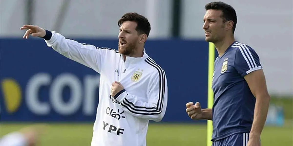 Lionel Scaloni estuvo en una rueda de prensa y habló de las chances de que Messi juegue ante Perú.