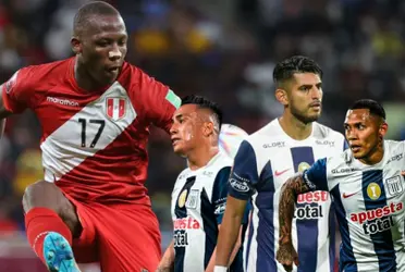 Luis Advíncula en la Selección Peruana, y Cueva, Zambrano y Reyna en Alianza Lima.