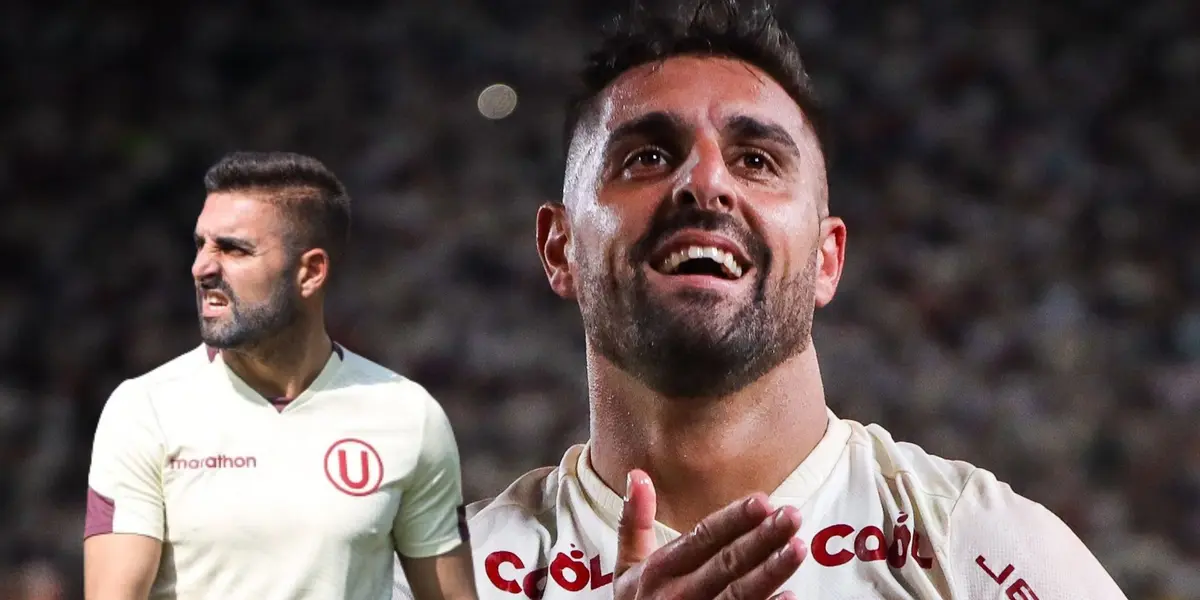 Luis Urruti como jugador de Universitario de Deportes / Foto: Universitario de Deportes