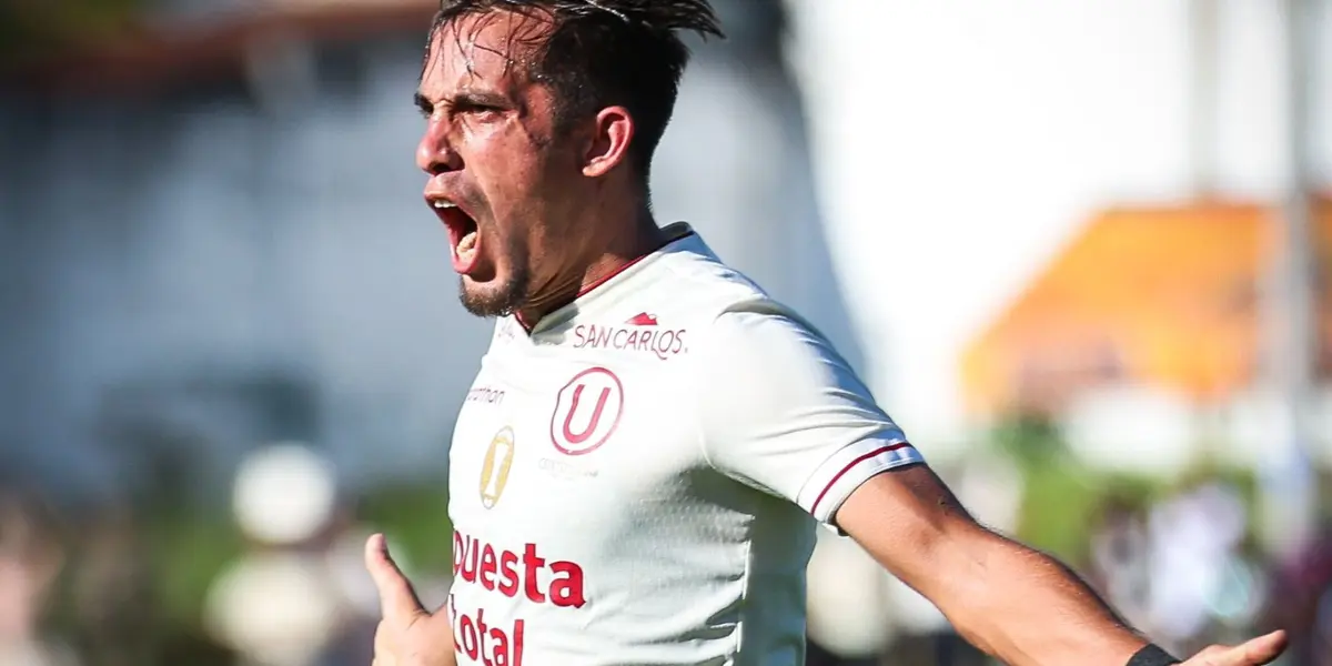 Martín Pérez Guedes como jugador de Universitario de Deportes. (Foto: Universitario)