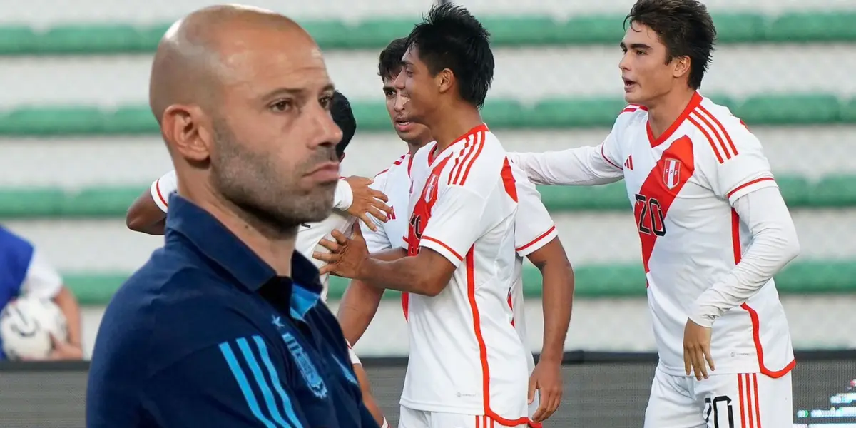 Mascherano y la Selección Peruana Sub 23.