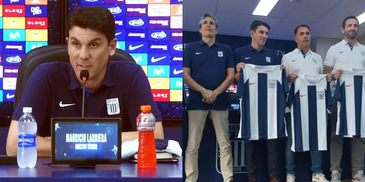 Mauricio Larriera fue presentado en Alianza Lima como el nuevo entrenador por la administración.