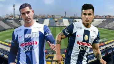 Pablo Sabbag y Ricardo Lagos como jugadores de Alianza Lima / Foto: Alianza Lima