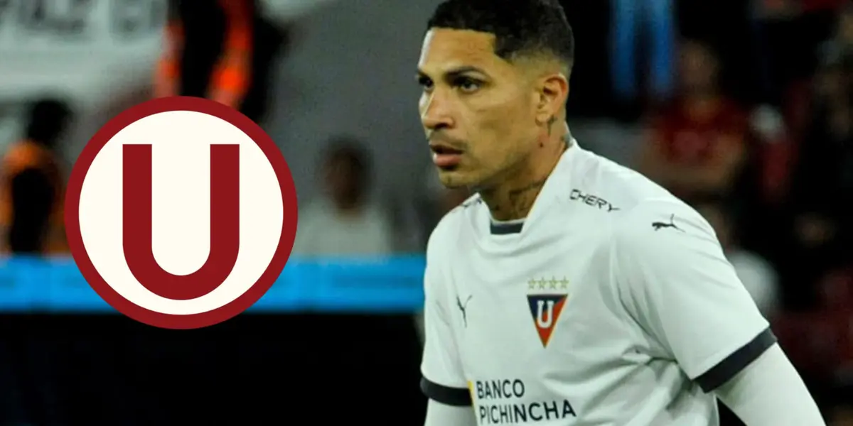 Paolo Guerrero en LDU de Quito.