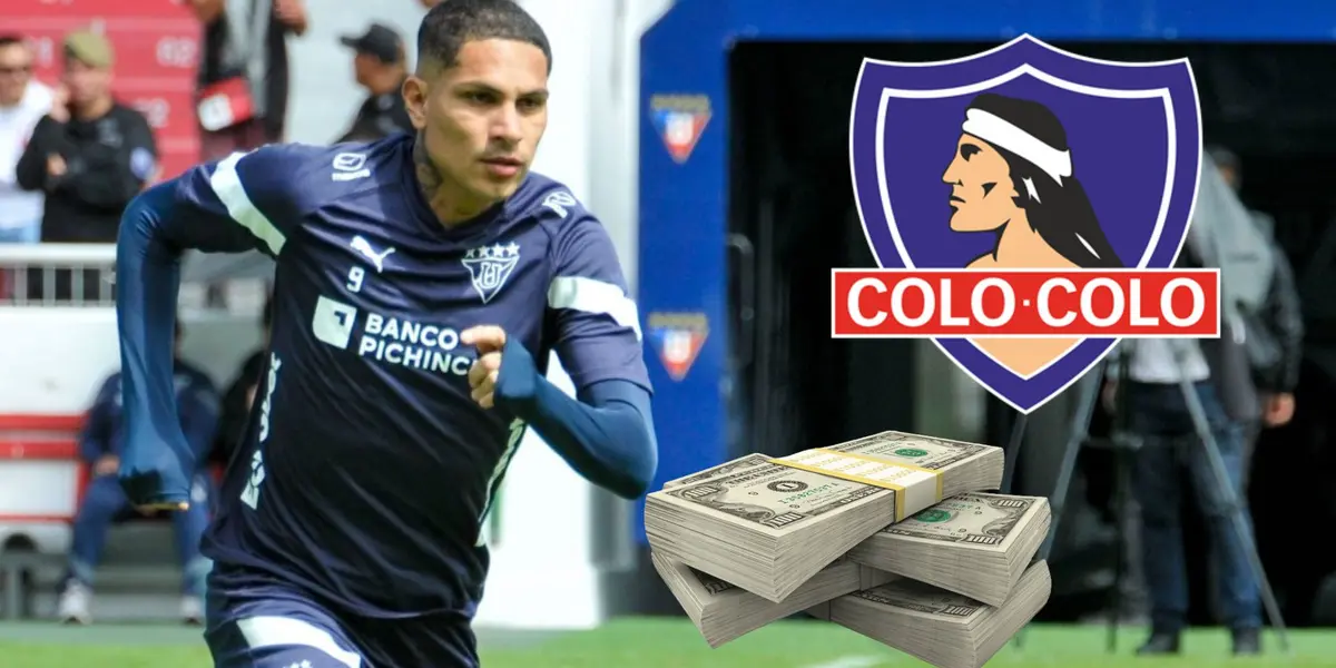 Paolo Guerrero en LDU de Quito, sonando para el Colo Colo.