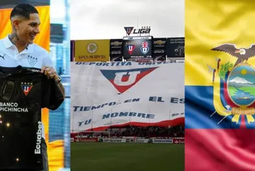 Paolo Guerrero firmó un contrato de seis meses con LDU de Quito que podría alargarse.