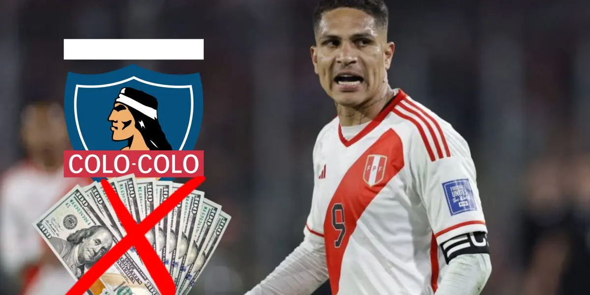 Paolo Guerrero pudo llegar al Colo Colo de Chile.