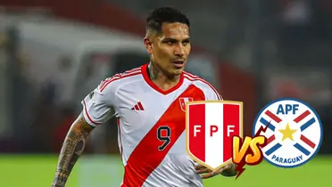 Paolo Guerrero vistiendo la camiseta de la Selección Peruana