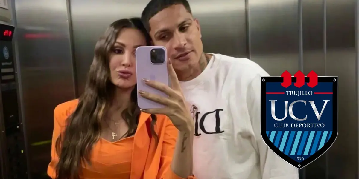 Paolo Guerrero y su pareja.