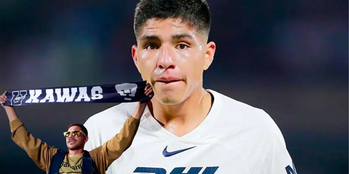 Piero Quispe como jugador de Pumas UNAM (Foto: Pumas)