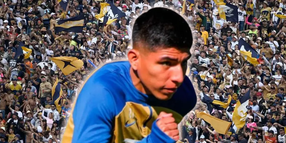 Piero Quispe en Pumas UNAM. / Fotos: Pumas UNAM