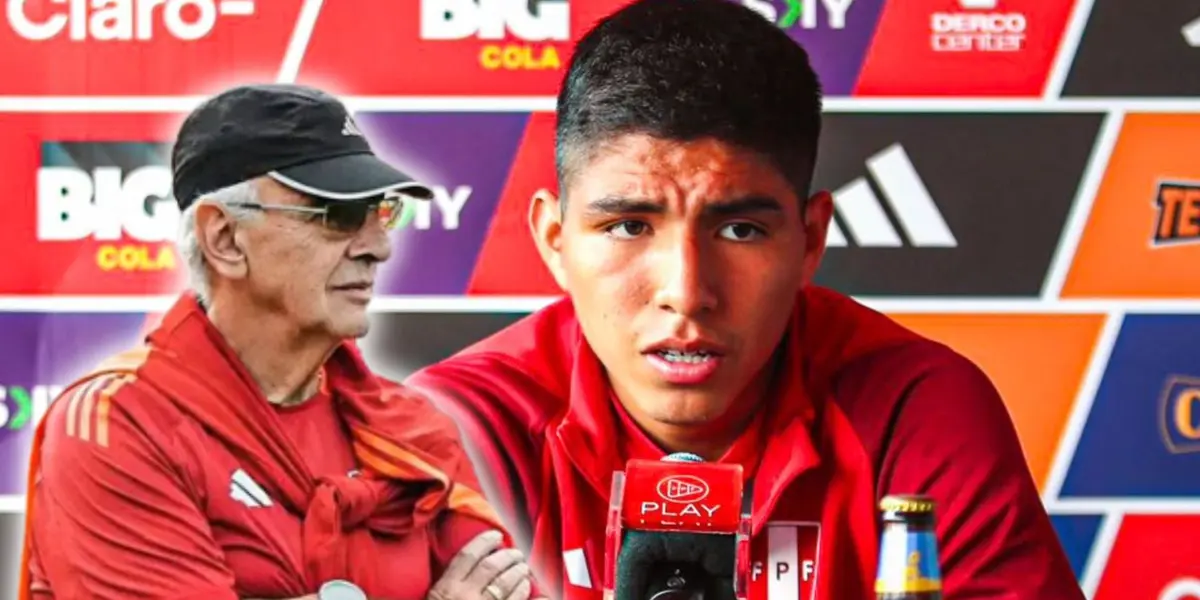 Piero Quispe y Jorge Fossati en el Selección Peruana (Foto: La Bicolor)