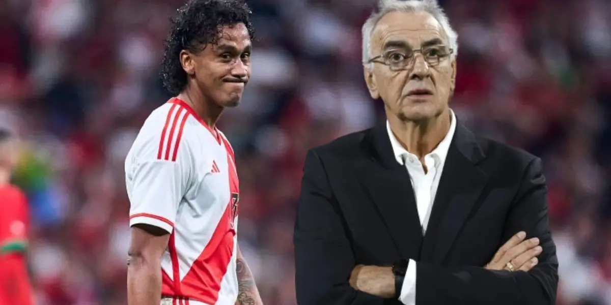 Renato Tapia y Jorge Fossati en la Selección Peruana.