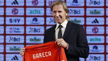 Ricardo Gareca como entrenador de la selección chilena.