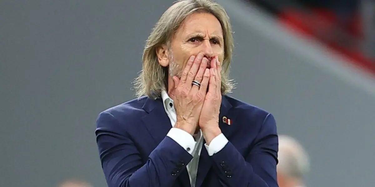 Ricardo Gareca como técnico de la Selección Peruana.