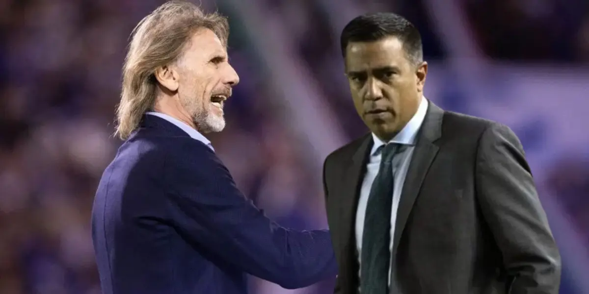 Ricardo Gareca y César Farías como entrenadores.