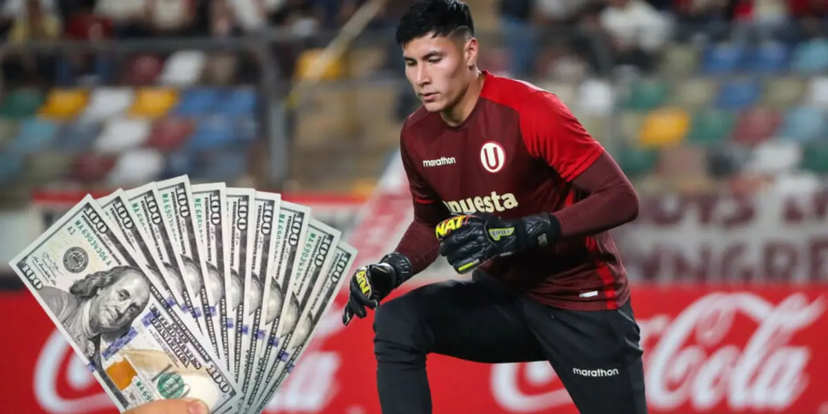 Romero entrenando con Universitario de Deportes.