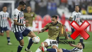 Una acción de juego en el duelo entre Alianza Lima vs Colo Colo