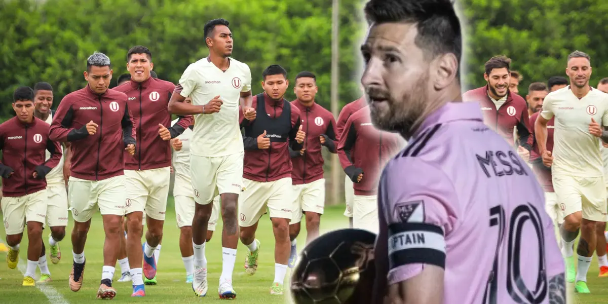 Universitario de Deportes con Messi de la MLS.